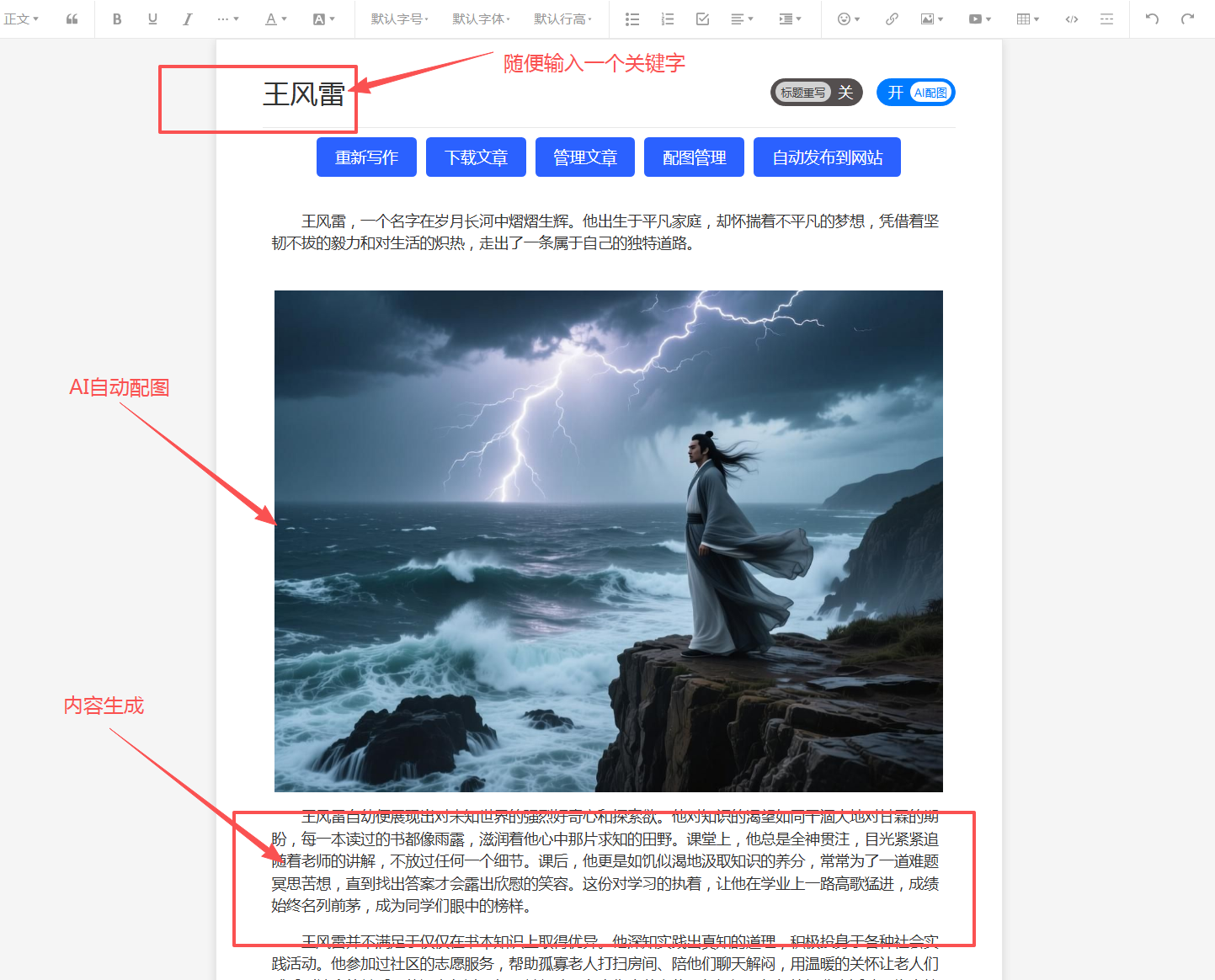 AI生成内容对于网站运营的作用和影响