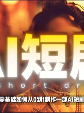 26年最新AI短剧制作教学，零基础也能快速用AI工具打造高完播、高流量的真人感短剧