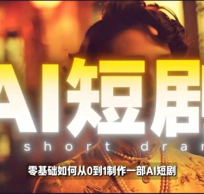 26年最新AI短剧制作教学，零基础也能快速用AI工具打造高完播、高流量的真人感短剧