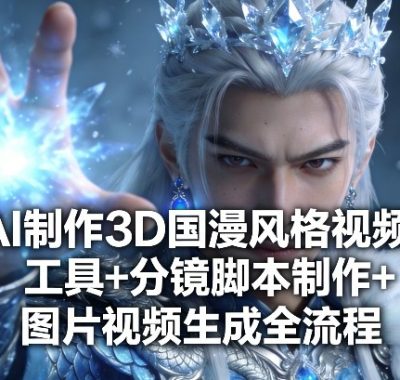 AI制作3D国漫风格视频，工具+分镜脚本制作+图片视频生成全流程