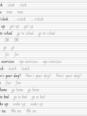 三年级下英语26春单词字帖《湘鲁版》