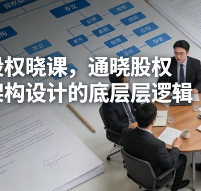 股权晓课，通晓股权架构设计的底层逻辑
