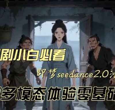 即梦seedance2.0创作漫剧文档，全新多模态体验零基础教学，让你一次性学会做动漫视频