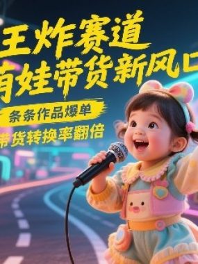 AI王炸赛道，萌娃带货新风口，条条作品爆单，带货转换率翻倍，核心逻辑拆解