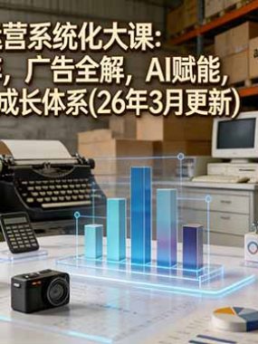 亚马逊运营系统化大课：选品矩阵，广告全解，AI赋能，构建千阶成长体系(26年3月更新