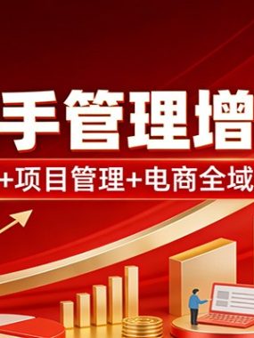 操盘手管理增长课：组织效率+项目管理+电商全域增长实战