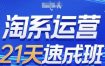 淘系运营21天速成班，0基础轻松搞定淘系运营，不做假把式，快速复制落地(更新26年2月)