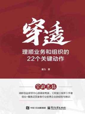 《穿透：理顺业务和组织的22个关键动作》（azw3+epub+mobi+pdf)