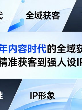 2026年内容时代的全域获客课，从高效精准获客到强人设IP品牌力